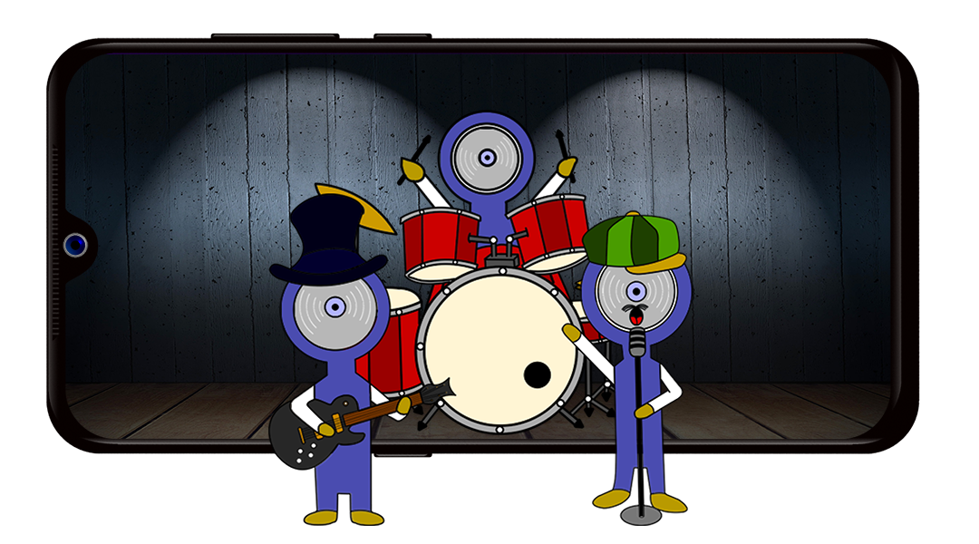 Musicians performing